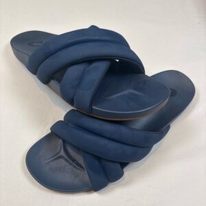 OluKai Women's Deep Blue Slide Sandals